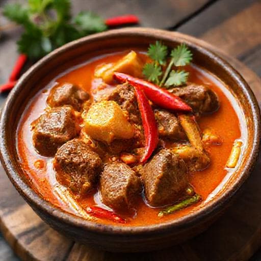 Daging Masak Lemak Cili Api (Classic Beef in Spicy Coconut Gravy)