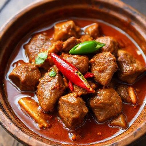 Daging Masak Lemak Cili Api Ekspres (Quick Beef Rendang-Style)