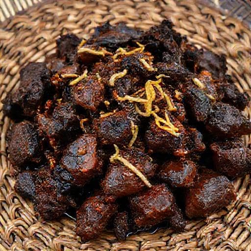 Daging Kerutup Padang (West Sumatran Style Rendang)