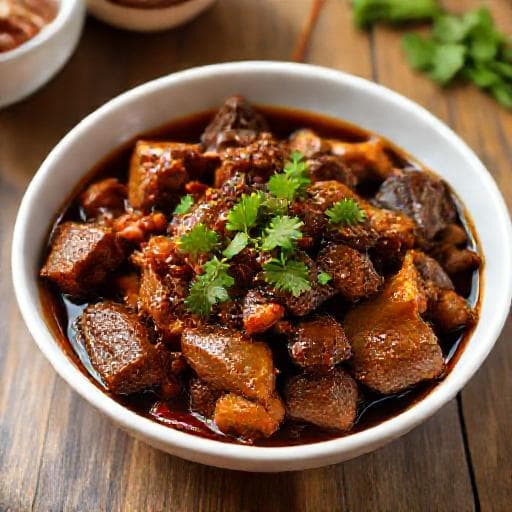 Daging Singgang Kilat (Quick Beef Rendang)