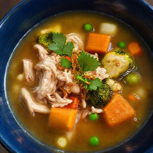 Sup Sayur Ayam (Chicken Vegetable Soup)