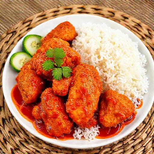 Nasi Ayam Gepuk (Classic)