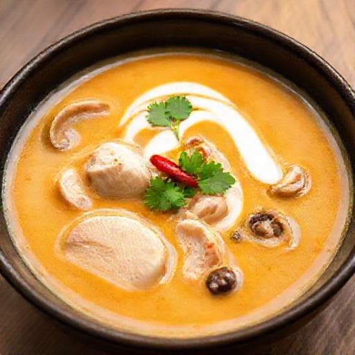 Tom Yam Putih with Chicken and Coconut Milk