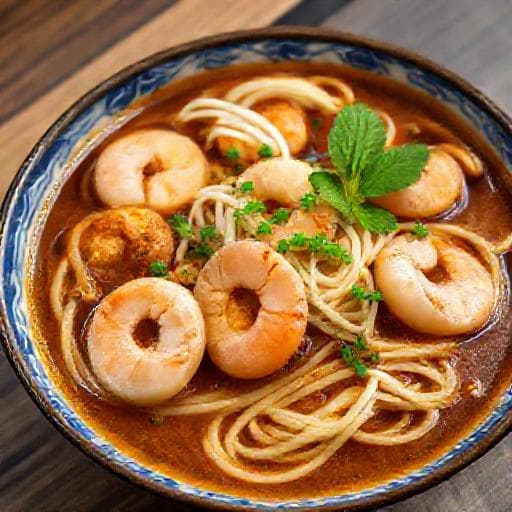 Laksa Johor Udang (Shrimp Variation)