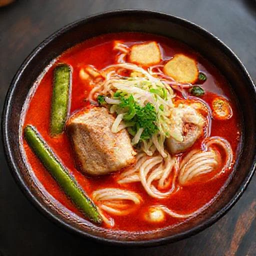 Laksa Kedah with Asam Pedas Twist