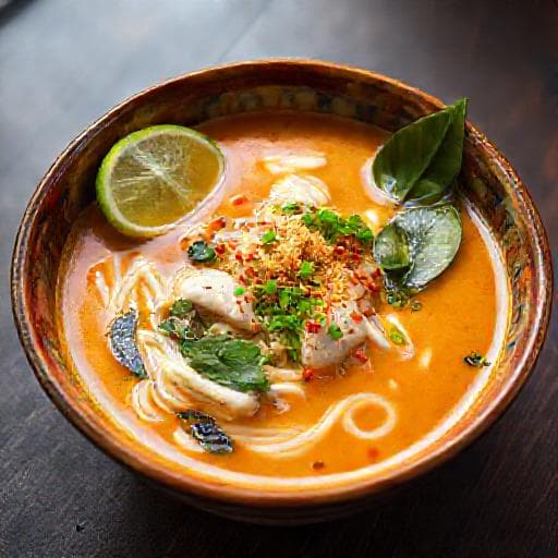 Laksa Kelantan with Coconut Milk