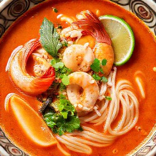 Laksa Terengganu Udang (Shrimp Variation)