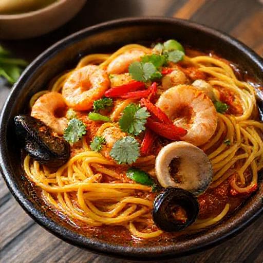 Mee Goreng Cili Padi with Seafood
