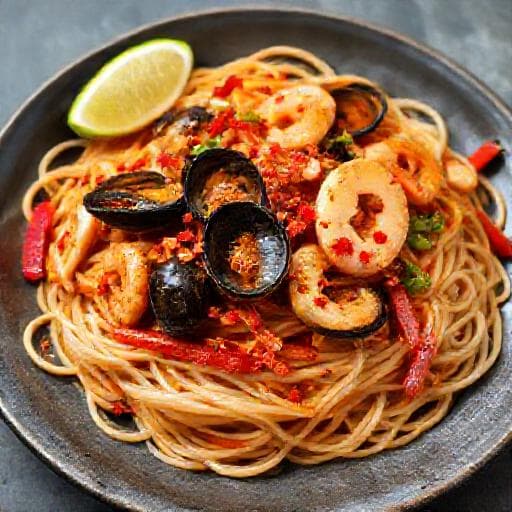 Spicy Seafood Kuey Teow Kung Fu