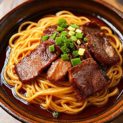 Yee Mee with Braised Pork Belly