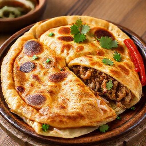 Murtabak Ayam Istimewa (Special Chicken Murtabak)