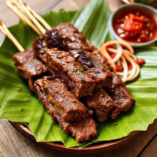 Balinese Beef Satay (Sate Lilit Daging Sapi)