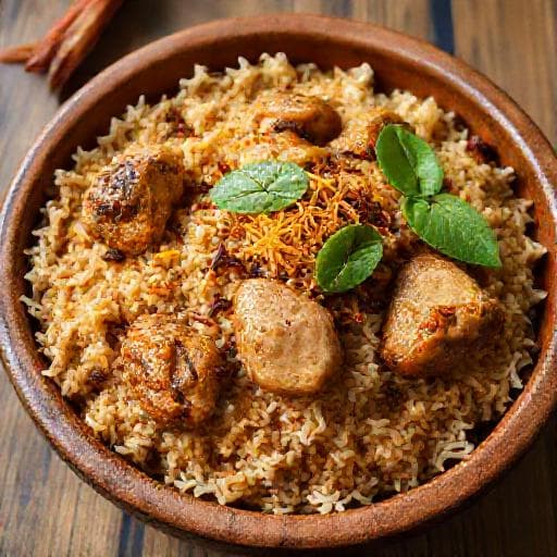 Nasi Briyani Ayam Kampung (Village Style)