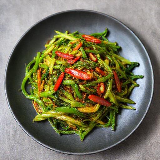Quick Midin Goreng Belacan