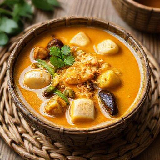 Sayur Lodeh with Jackfruit and Tempeh
