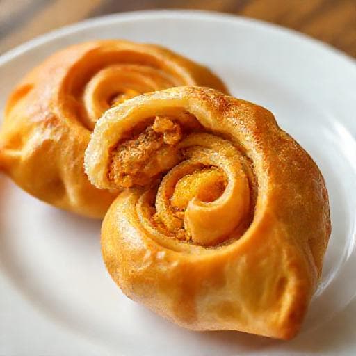 Quick Karipap Pusing (Simplified Spiral Curry Puff)