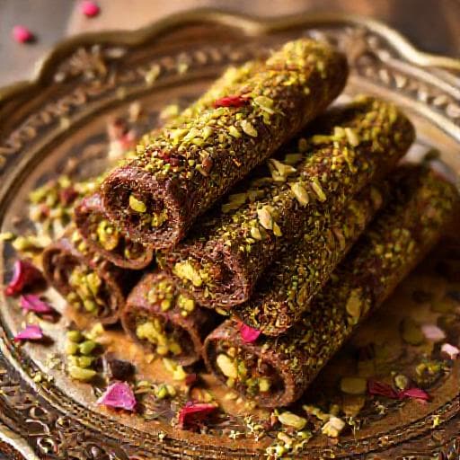 Spiced Coklat Dubai with Pistachios