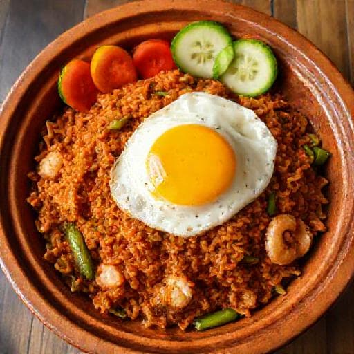 Nasi Goreng Belacan with Petai