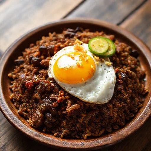Nasi Goreng Daging Jawa (Javanese Style)