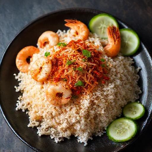 Nasi Goreng Seafood with Sambal Matah