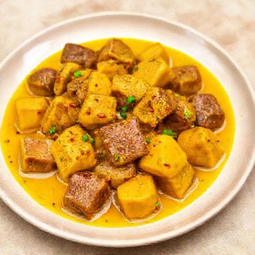 Daging Masak Kunyit Ekspres (Quick Version)