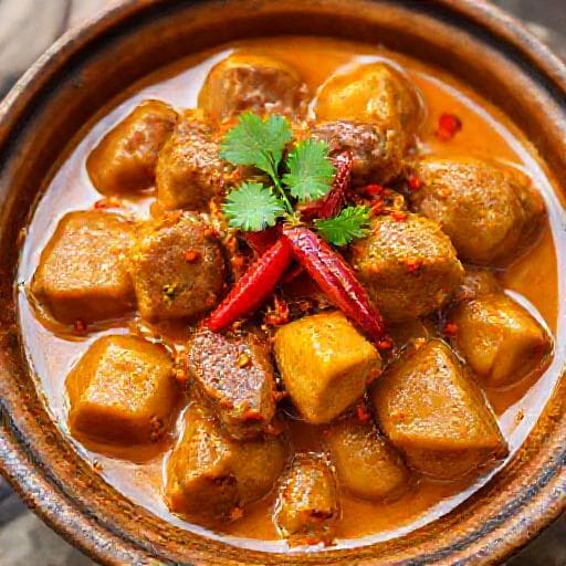 Daging Masak Kunyit Pedas (Spicy Turmeric Beef)