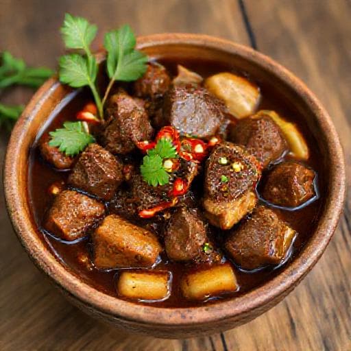 Quick Rendang-Style Beef Stew