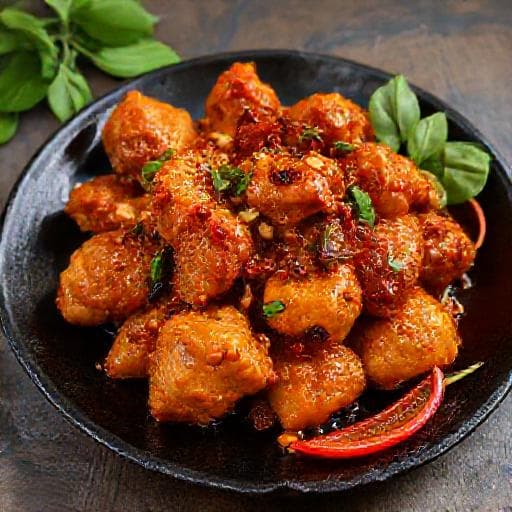 Ayam Kam Heong with Crispy Fried Chicken