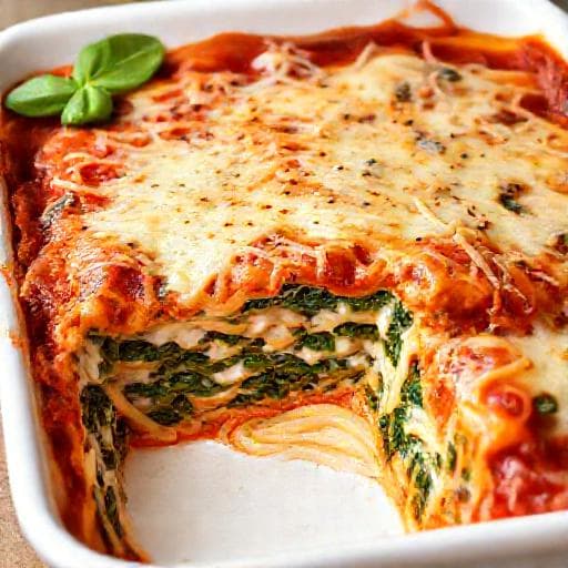 Vegetarian Lasagna with Spinach and Ricotta