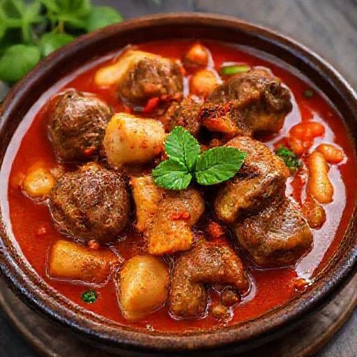 Spicy Lamb Curry (Kari Daging Kambing Pedas)
