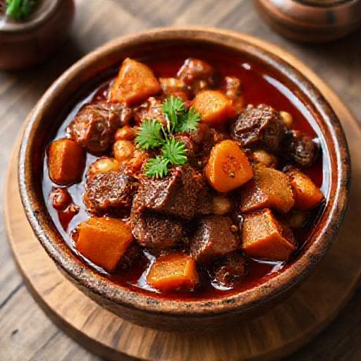 Classic Beef "Vinen Kebap" (Beef Stew in Red Wine)