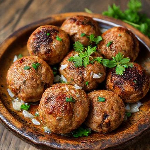 Classic Bulgarian Fried Meatballs (Пържени кюфтета)