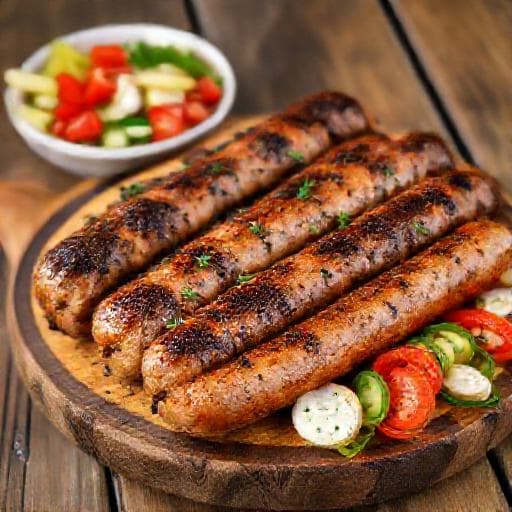 Classic Bulgarian Kebapcheta na Skara