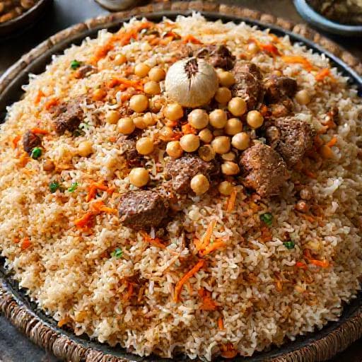 Uzbek Plov with Lamb (Osh)