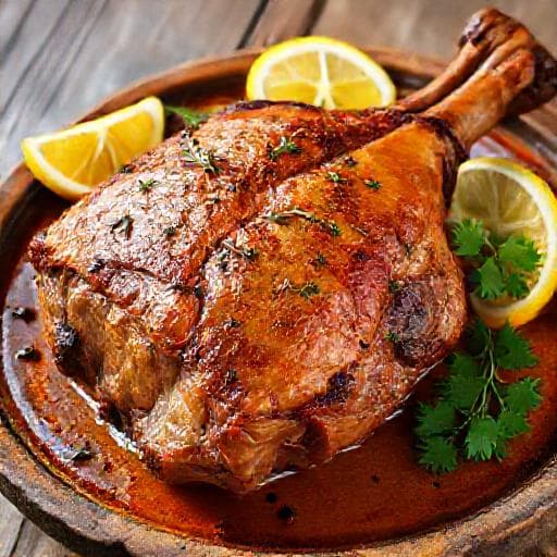 Simplified Гергьовско агне на пещ (Quick Roasted Lamb Shoulder)