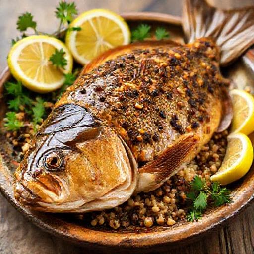 Traditional Bulgarian Stuffed Carp with Walnuts (Пълнен шаран с орехи)