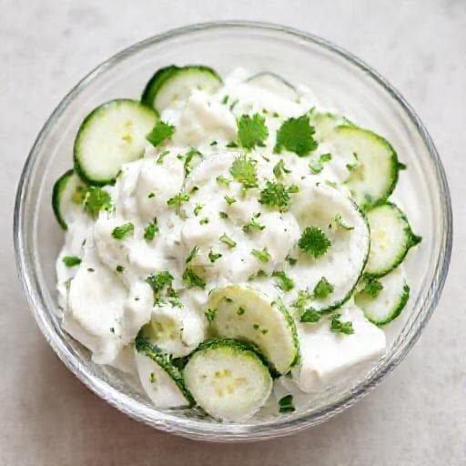 Quick Yogurt and Cucumber Salad