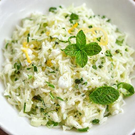 Creamy Cucumber and Yogurt Salad with Mint and Lemon