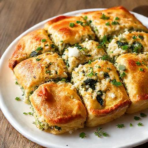 Klin s Oriz i Sirene with Herbs and Spinach
