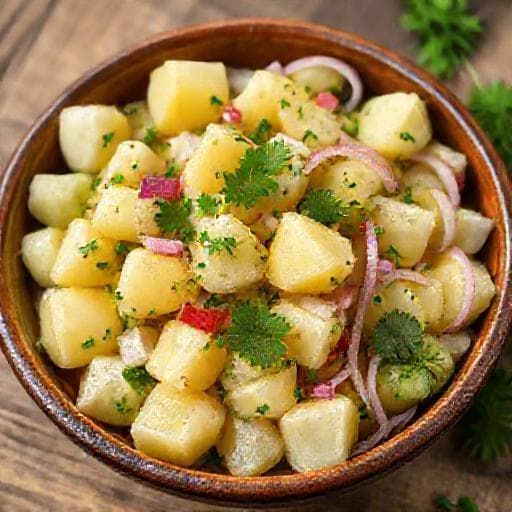 Classic Bulgarian Potato Salad (Картофена салата)