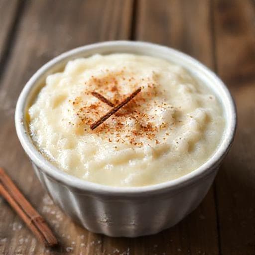 Traditional Bulgarian Mlyako s Oriz (Rice Pudding)