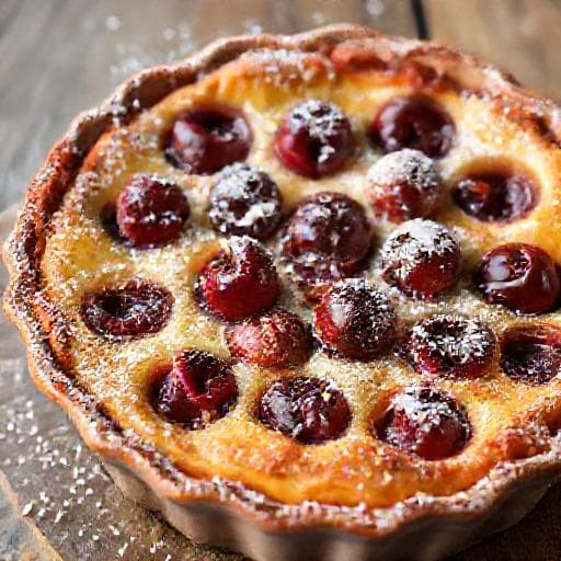 Cherry and Almond Clafoutis