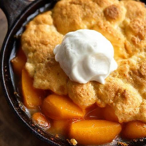 Quick Peach Cobbler
