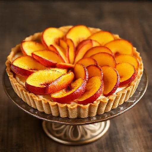 Peach and Almond Tart