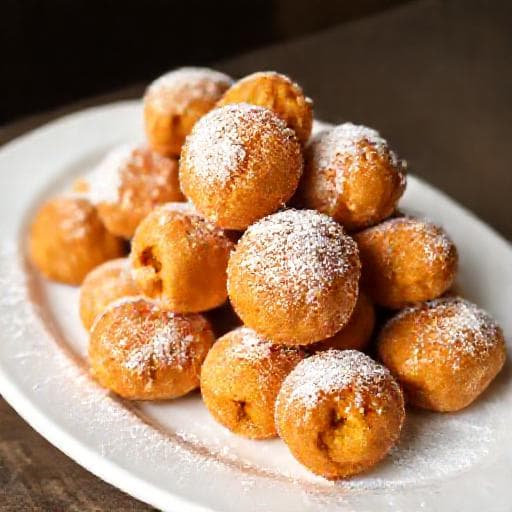 Spiced Pumpkin Fritters (Pumpkin Mekitsi)