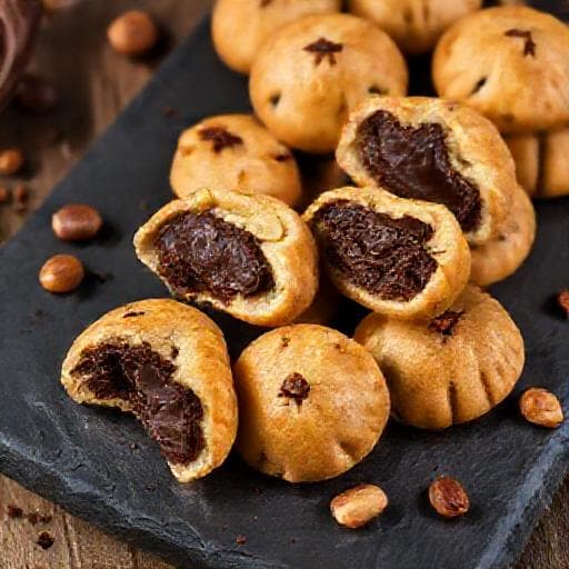 Oreshki with Chocolate-Hazelnut Filling