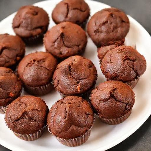 Quick One-Bowl Chocolate Muffins