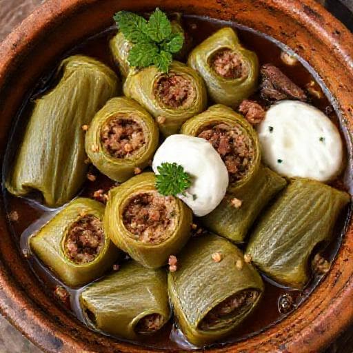 Traditional Bulgarian Sarmi with Sour Cabbage