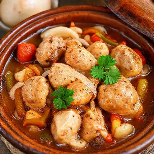 Traditional Bulgarian Chicken Kavarma