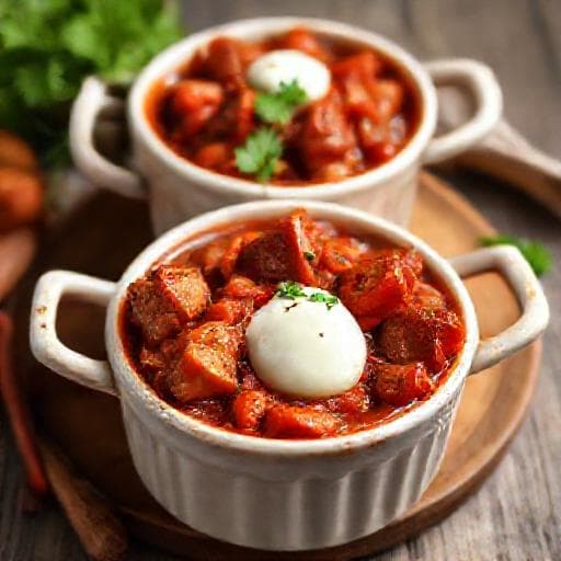 Spicy "Телешки Гювеч" with Lyutenitsa